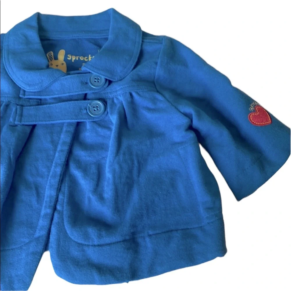 Sprockets Turquoise Blue Toddler Coat